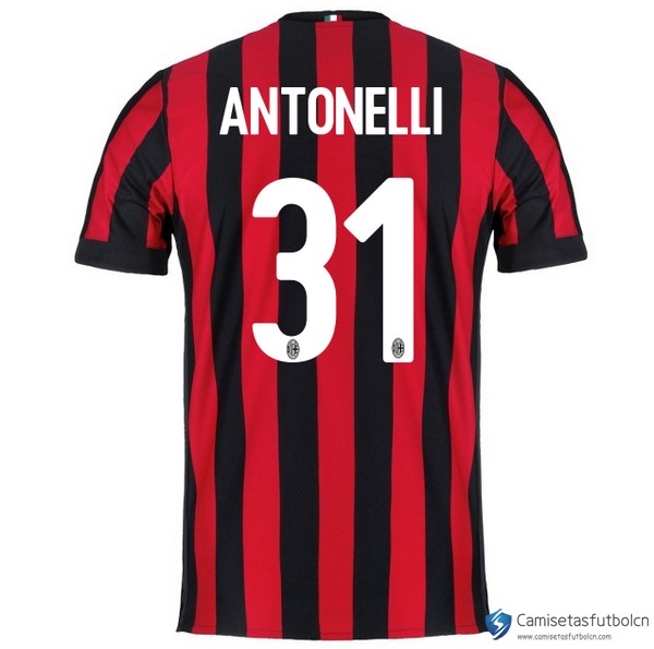 Camiseta Milan Primera equipo Antonelli 2017-18